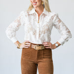 Jenica Lace Blouse - Lukka Boutique