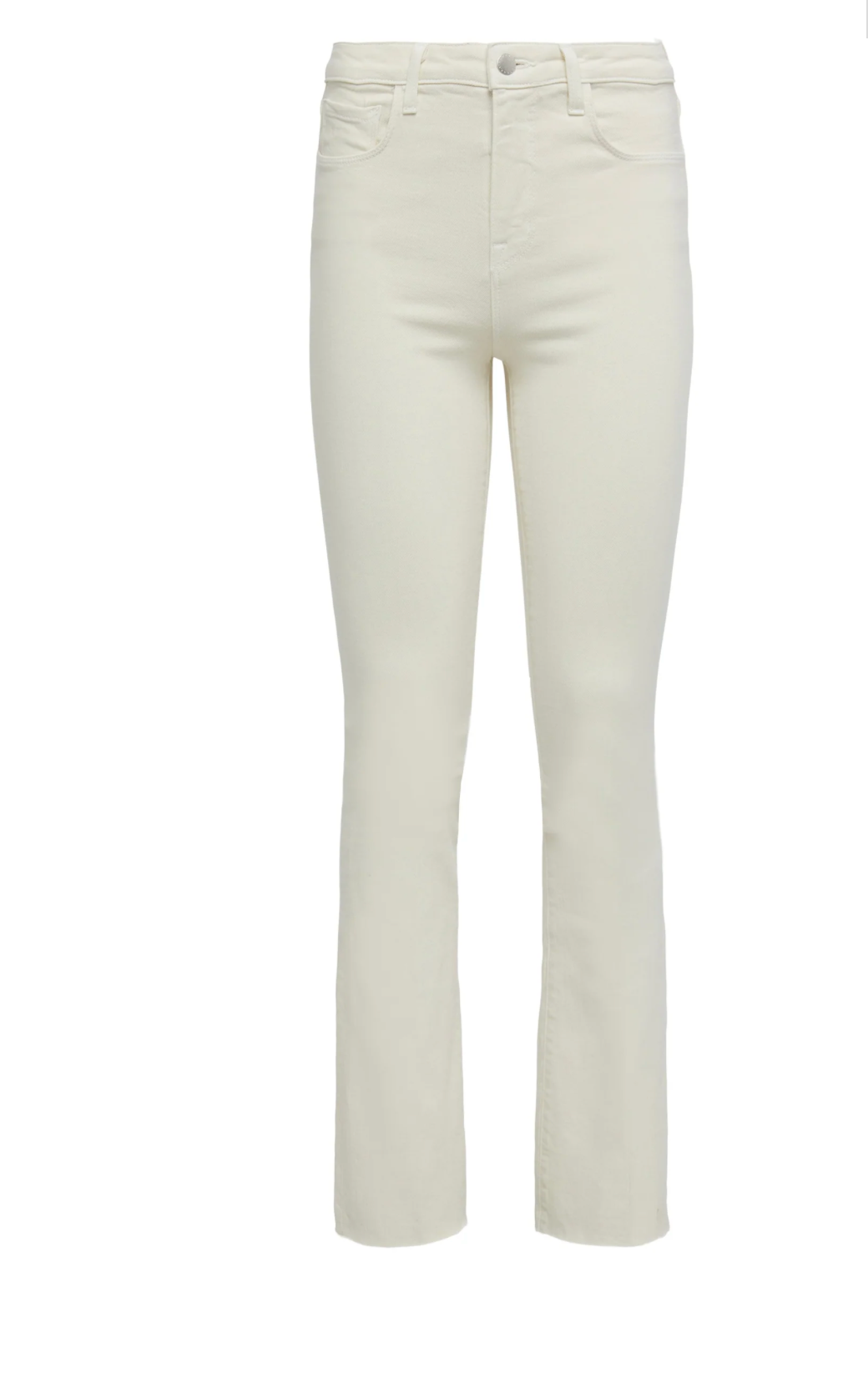 Ruth High Rise Straight Jean in Vintage White - Lukka Boutique