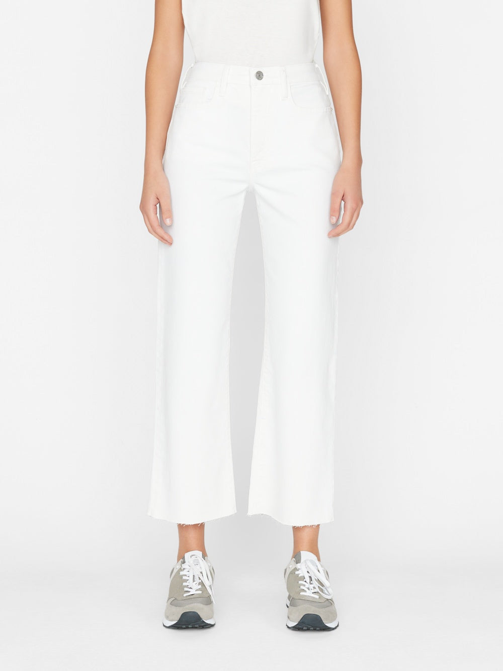 
                  
                    Le Jane Crop in White
                  
                