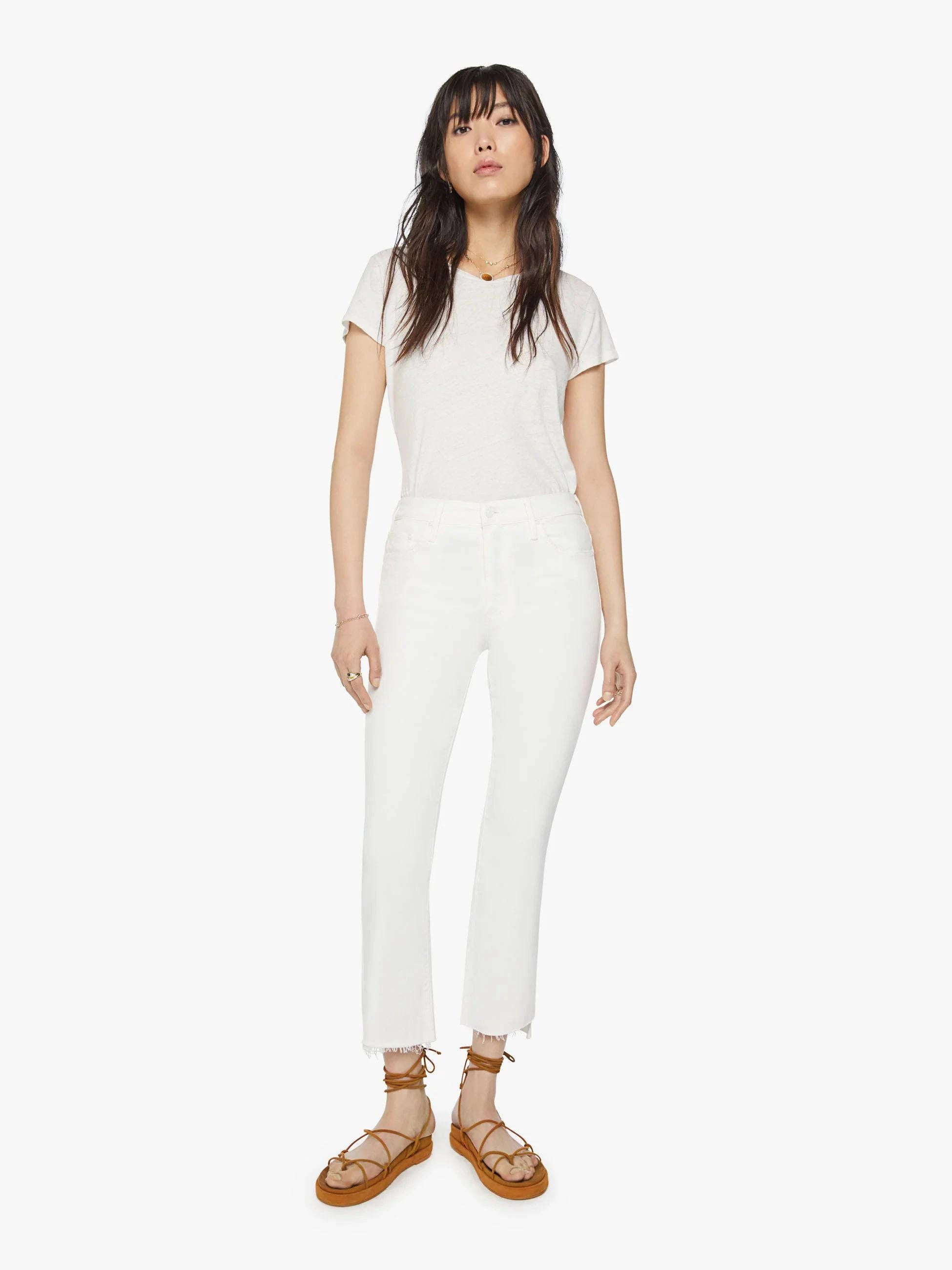 Insider Crop Step Fray - Lukka Boutique