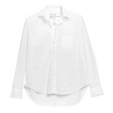 Relaxed Button-Up Shirt in White - Lukka Boutique