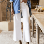 Galway Gaucho Jeans in White - Lukka Boutique