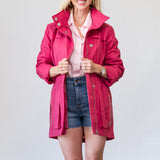 Anna Waterproof Cinched Rain Jacket - Lukka Boutique