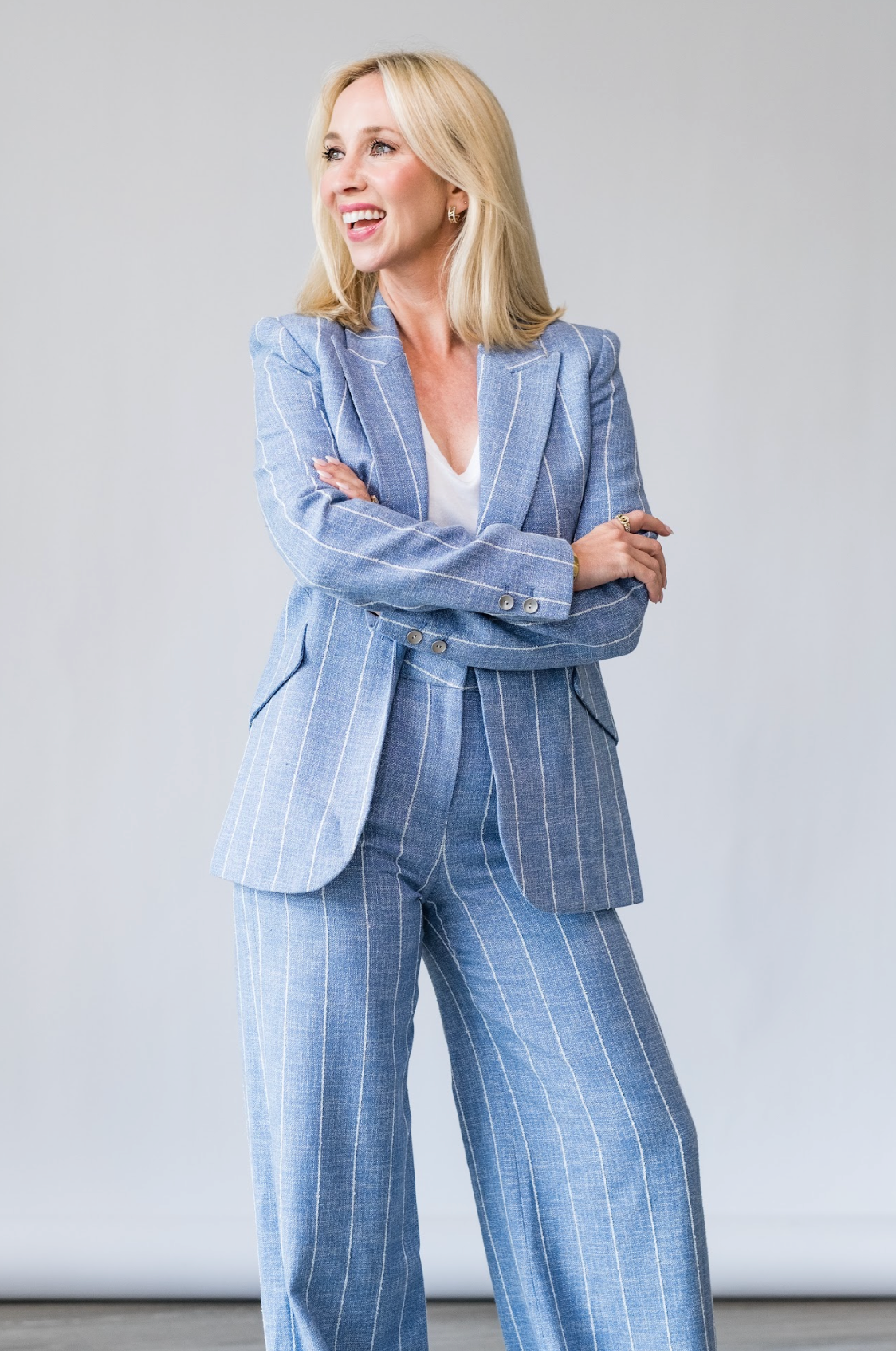Chamberlain Blazer in Sky Blue - Lukka Boutique