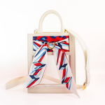 Mini Calista Clear Bag + Rebel Rebel Twilly - Lukka Boutique