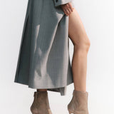 Gilda Booties in Nude Mesh - Lukka Boutique