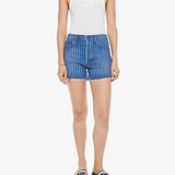 The Skipper Short N Long Fray in Sunglass Strolling - Lukka Boutique