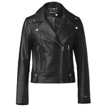 Ryder Leather Jacket in Black - Lukka Boutique