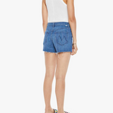 The Skipper Short N Long Fray in Sunglass Strolling - Lukka Boutique