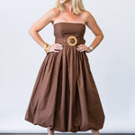 Anisha Dress in Truffle - Lukka Boutique