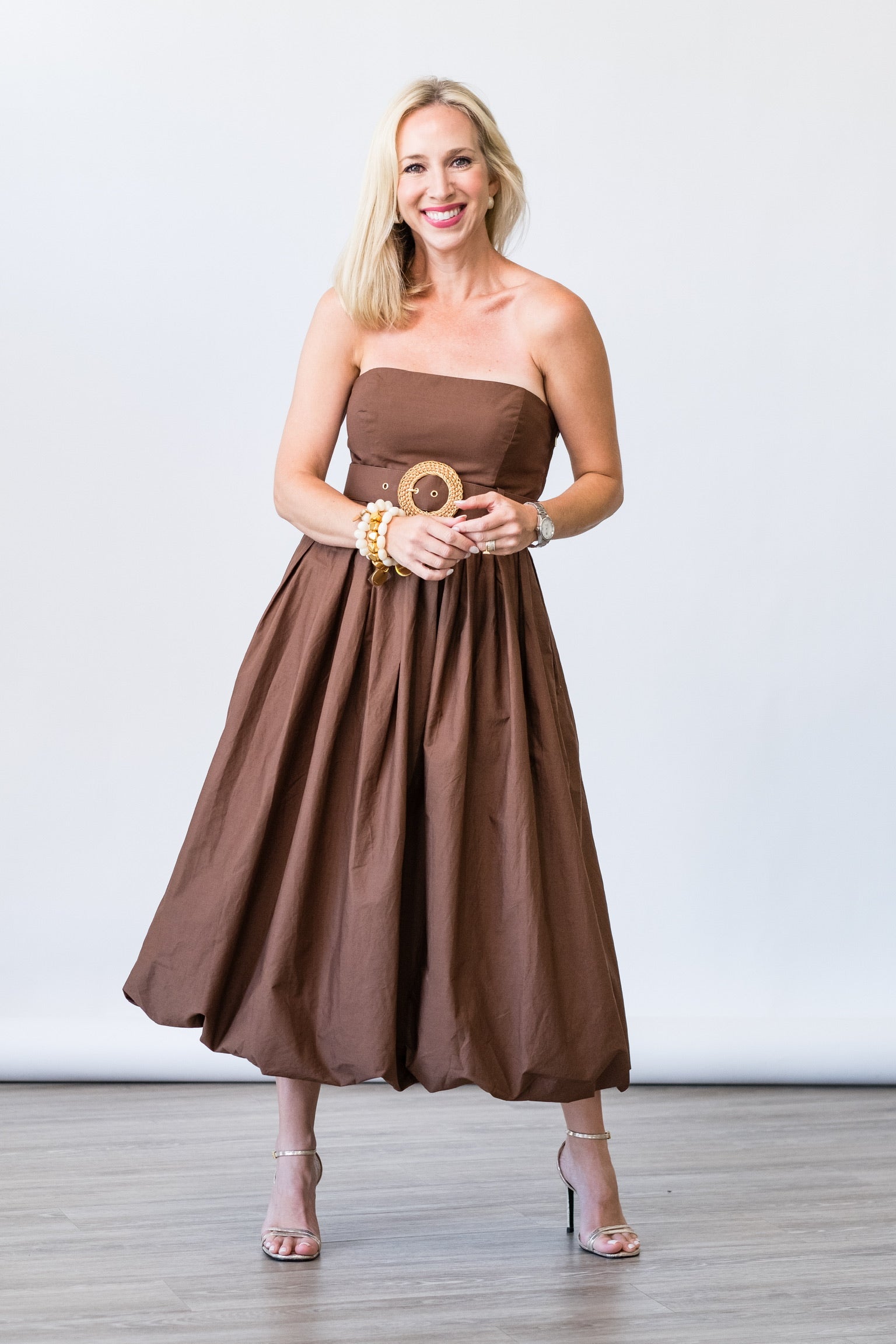 Anisha Dress in Truffle - Lukka Boutique