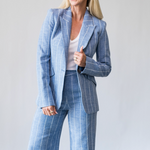 Pilar Wide Leg Pant in Sky Blue - Lukka Boutique