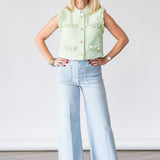 The Anchor Pant in Float Raw Fray - Lukka Boutique