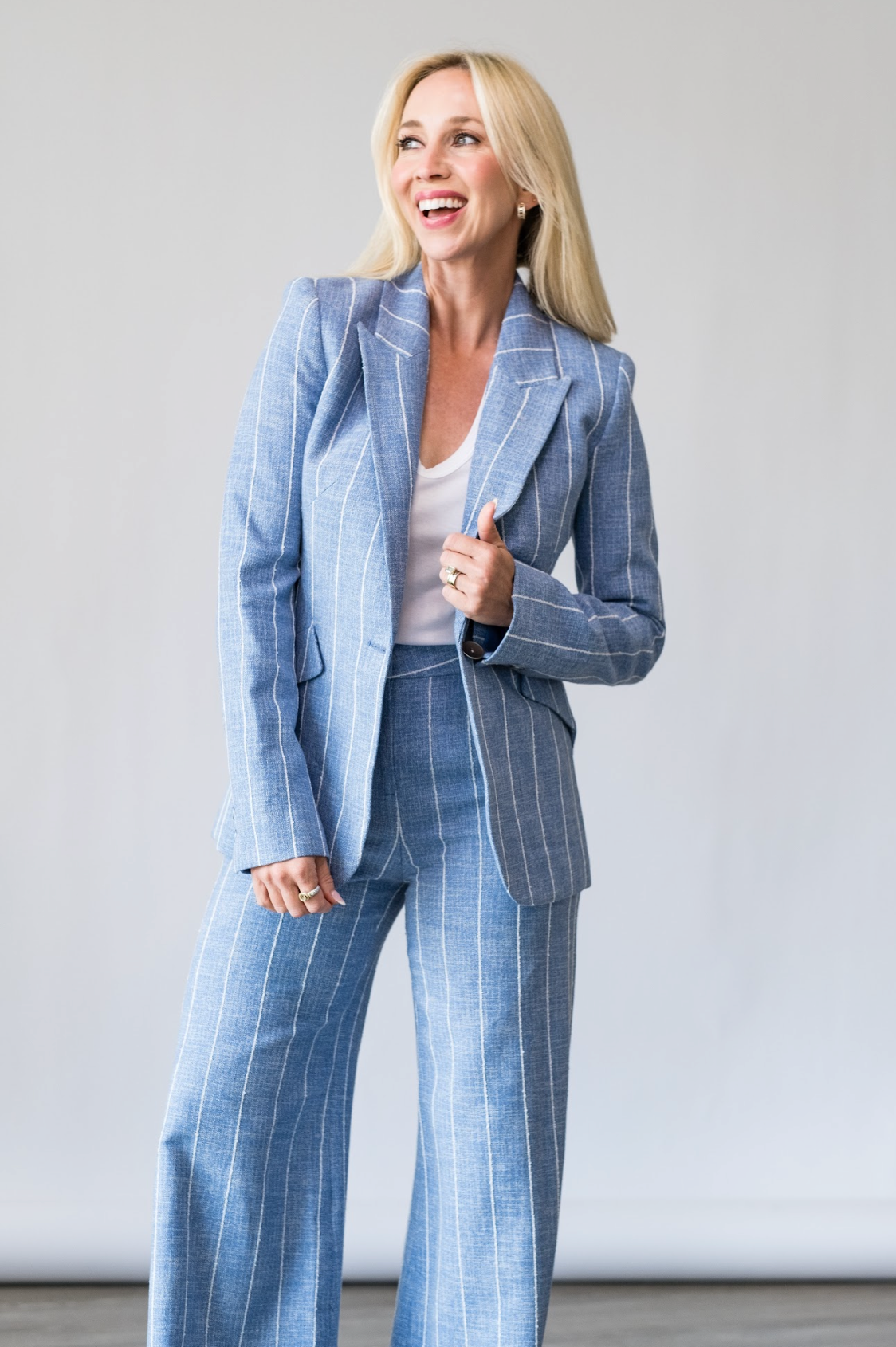 Chamberlain Blazer in Sky Blue - Lukka Boutique