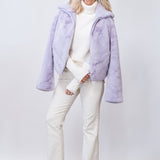 Sallie Faux Fur Jacket - Lukka Boutique