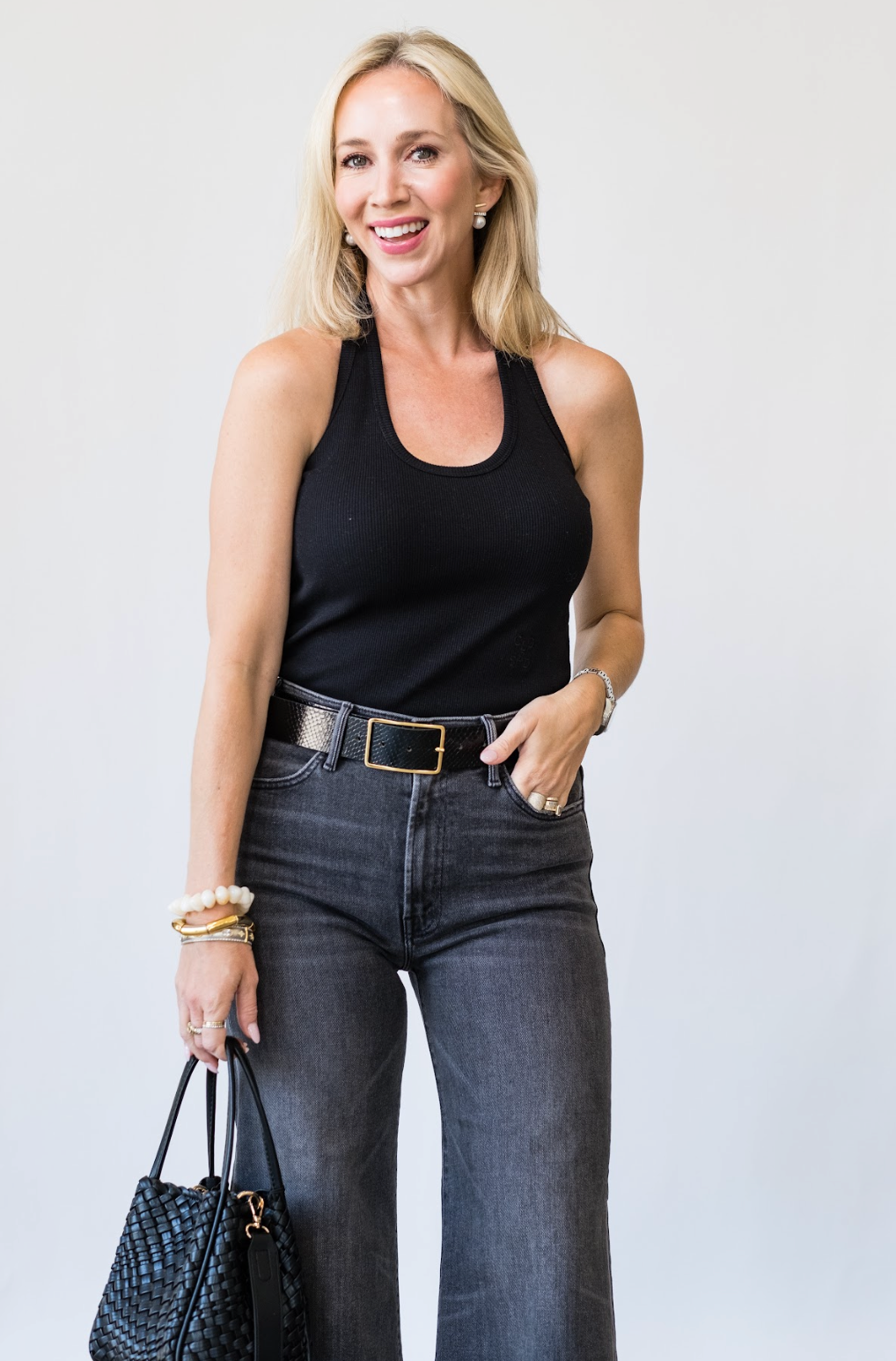 Neckholder Top in Black - Lukka Boutique