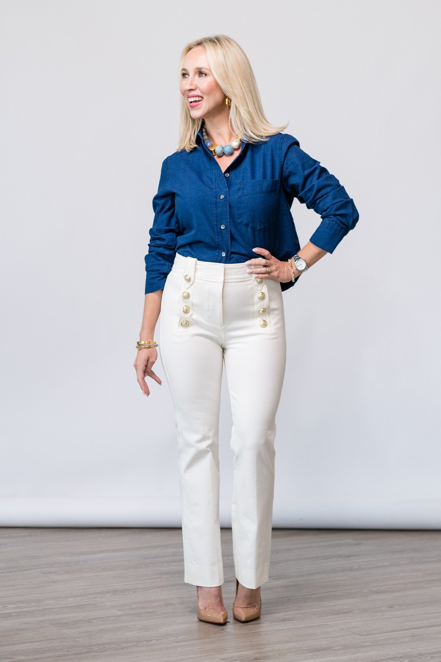 Robertson Crop Flare Trouser - Lukka Boutique