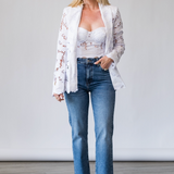 The Ruler Crop in Stash Destructed Fray - Lukka Boutique
