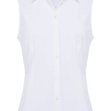 Annie Sleeveless Button Shirt - Lukka Boutique