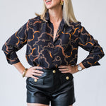 Dionne Faux Leather Short in Black - Lukka Boutique