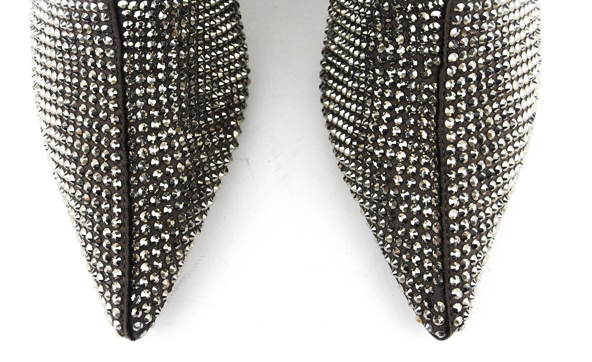 Phoebe Glitter Botines in Gunmetal - Lukka Boutique