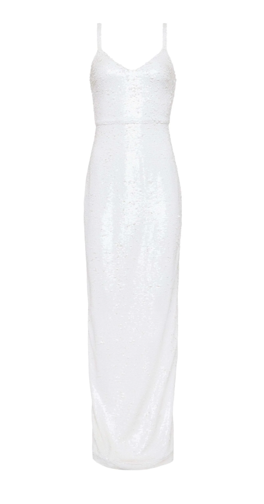 Karma Sequin Maxi Dress in White - Lukka Boutique