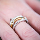 Greece Two-Tone Spinelli Ring - Lukka Boutique
