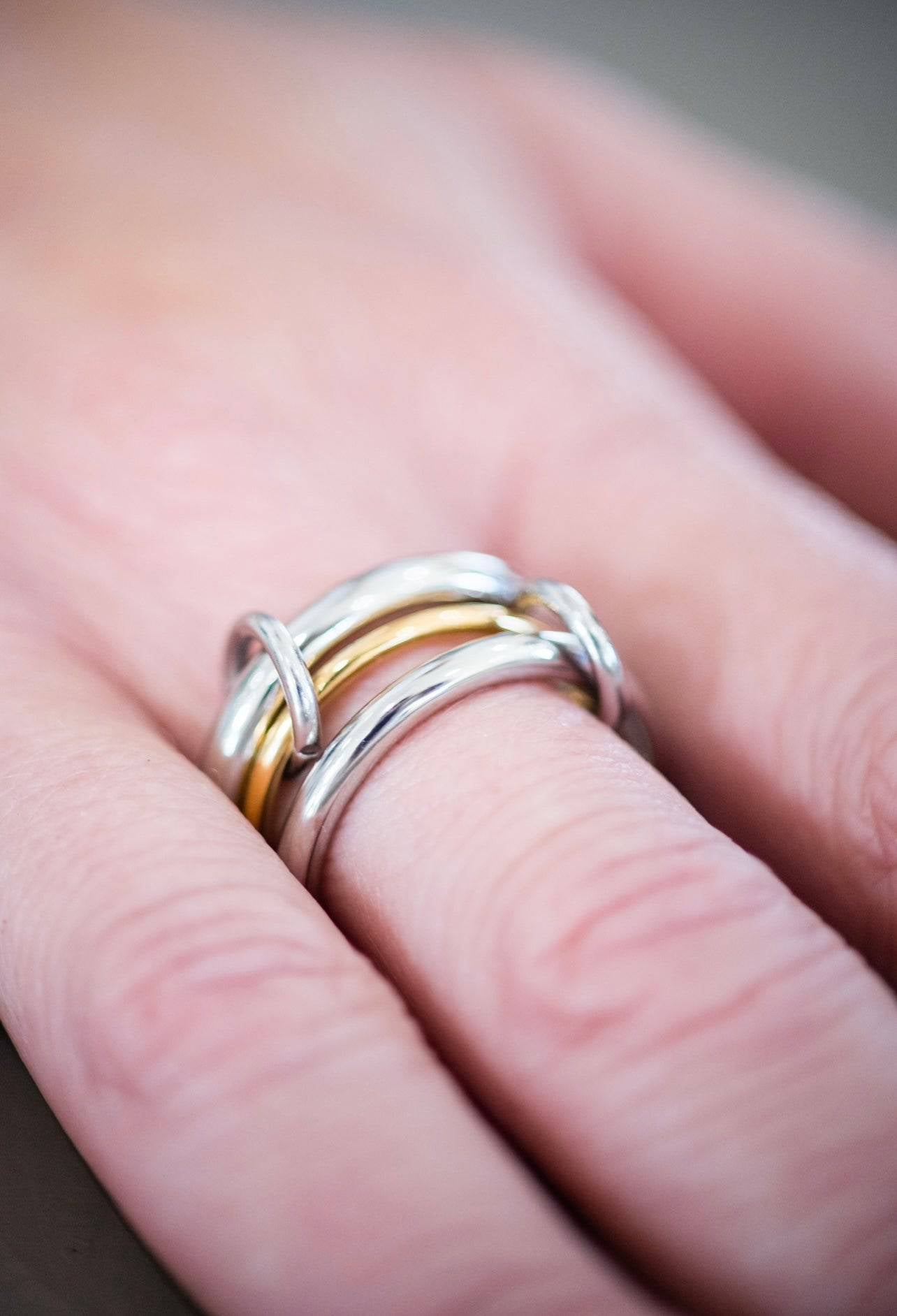 Greece Two-Tone Spinelli Ring - Lukka Boutique