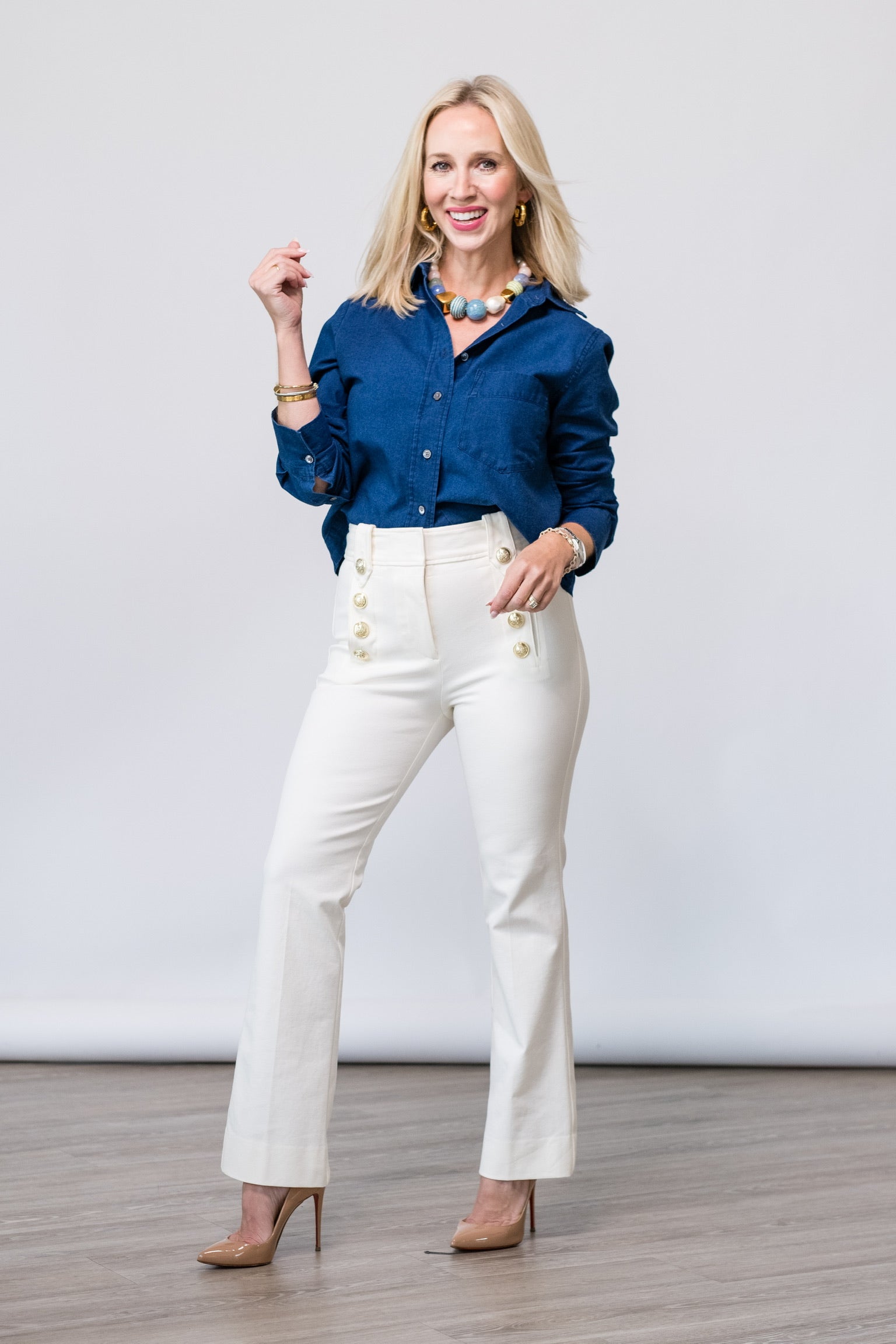 Robertson Crop Flare Trouser - Lukka Boutique