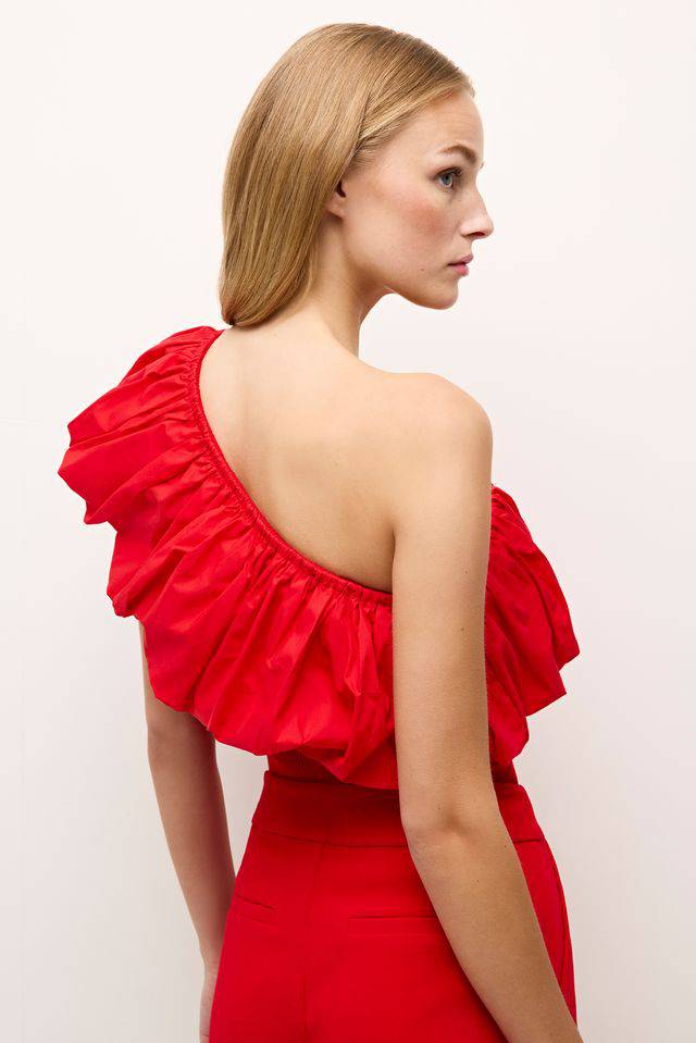 Lucy Top in Lava - Lukka Boutique