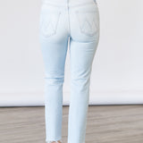 The Mid Rise Dazzler Crop Fray in Ahead Of Its Time - Lukka Boutique