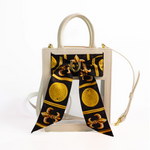 Mini Calista Clear Bag + Les Saints Superb Twilly - Lukka Boutique