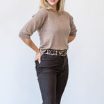 Short Sleeve Tee in Toast - Lukka Boutique