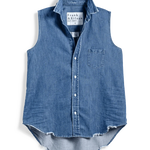 Fiona Sleeveless Button-up Shirt - Lukka Boutique
