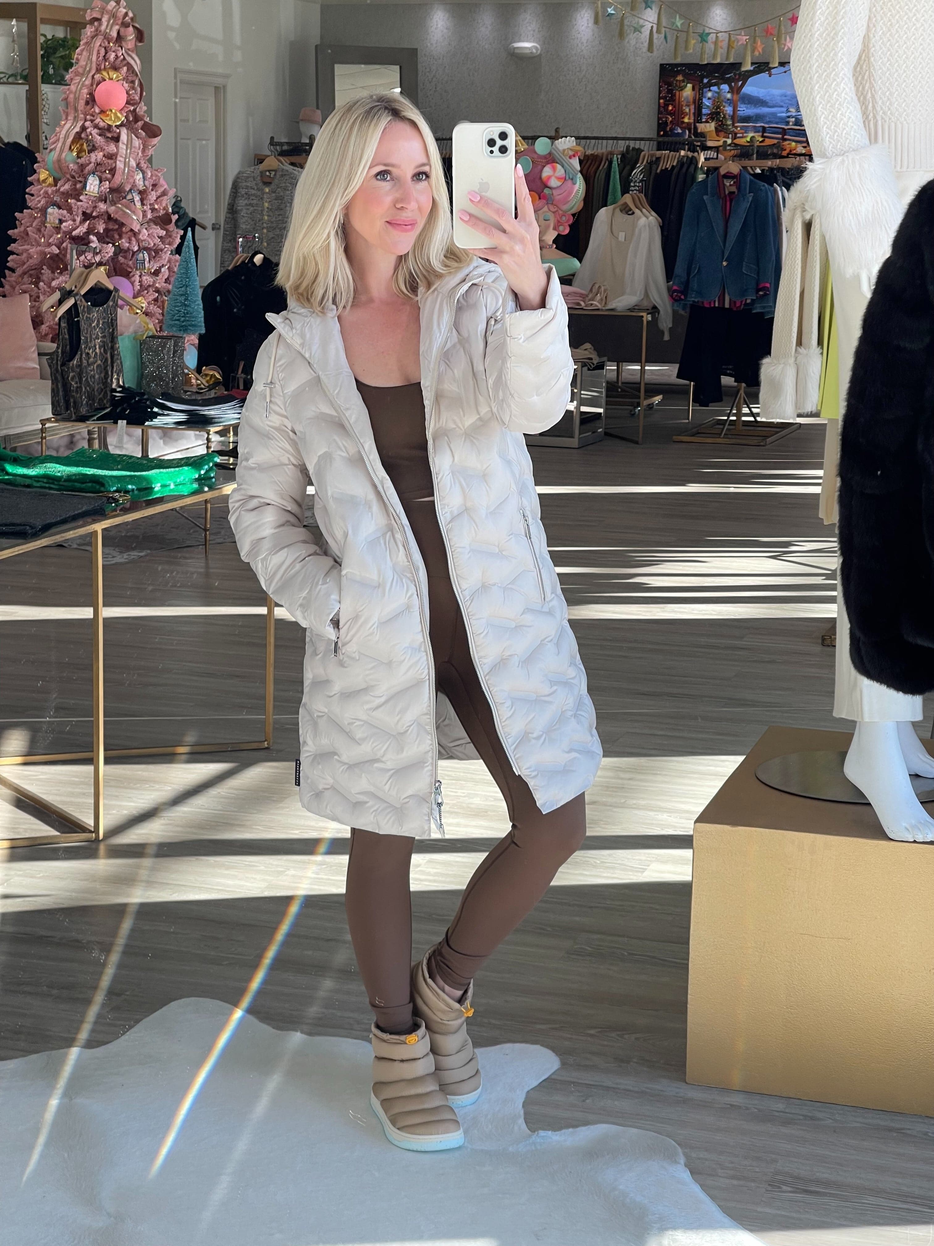 Hooded Coat With Zipper - Lukka Boutique