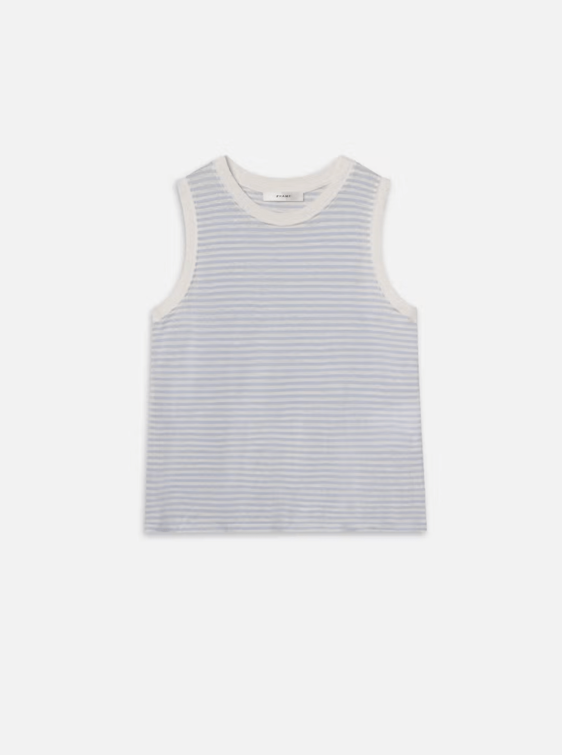 Muscle Crew Tee in Light Chambray - Lukka Boutique
