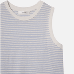 Muscle Crew Tee in Light Chambray - Lukka Boutique