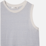 Muscle Crew Tee in Light Chambray - Lukka Boutique