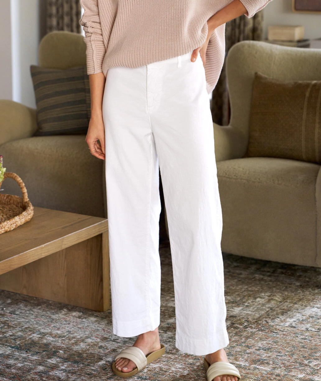 Wexford Wide Leg Linen Trouser - Lukka Boutique