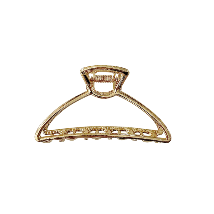 Presley Gold Claw Clip - Lukka Boutique