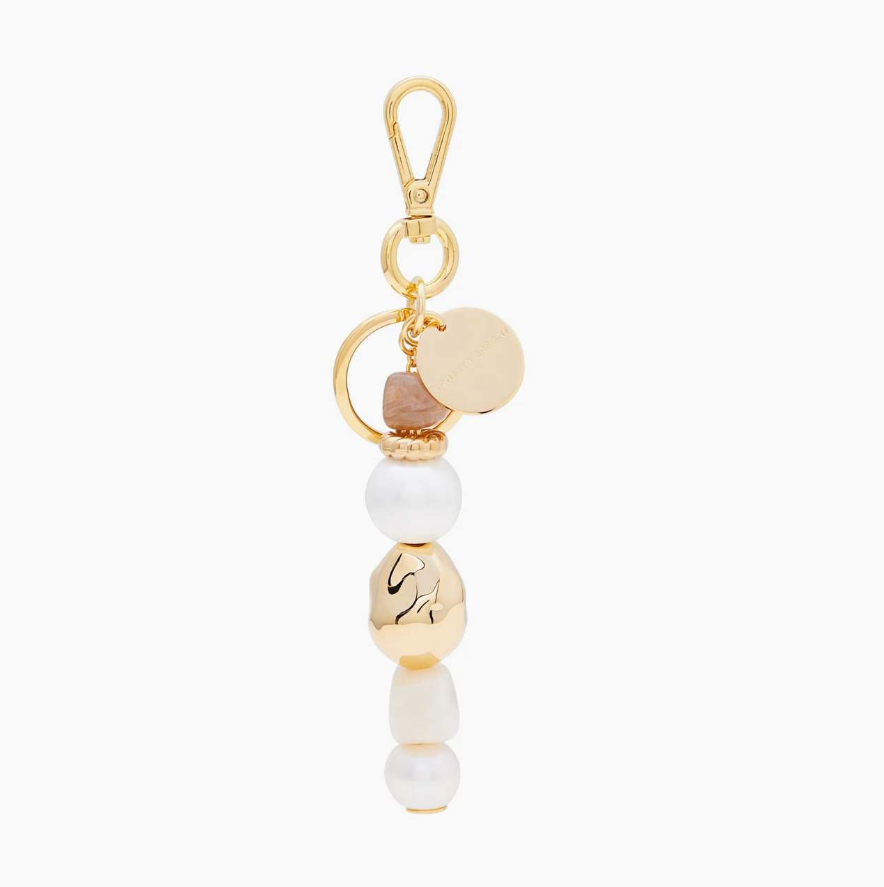 Ibiza Key Chain Beige - Lukka Boutique