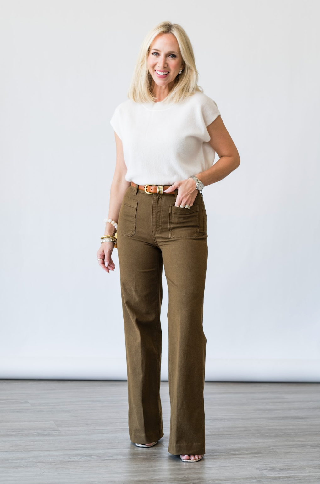The Refined Pant in Tree Moss - Lukka Boutique