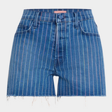 The Skipper Short N Long Fray in Sunglass Strolling - Lukka Boutique
