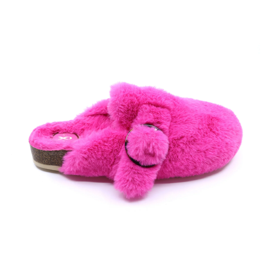 Terra Full Fur Clog in Pink Hope - Lukka Boutique