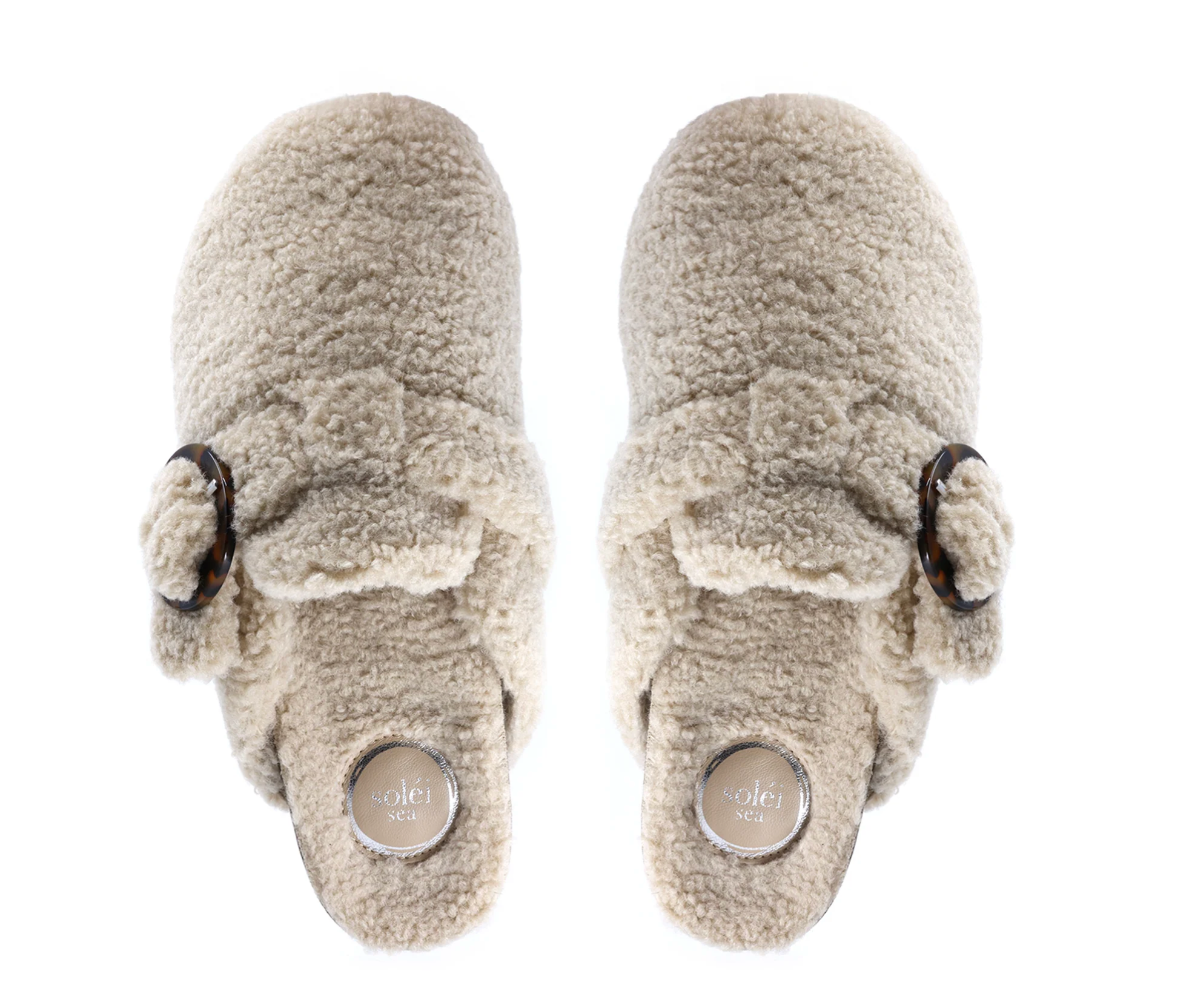 Cimba Sherpa Clog in Cream - Lukka Boutique