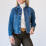 Janelle Slim Raw Jacket in Ithaca - Lukka Boutique