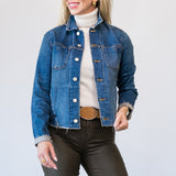 Janelle Slim Raw Jacket in Ithaca