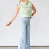 The Anchor Pant in Float Raw Fray - Lukka Boutique