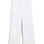 Wexford Trouser in White Performance Linen - Lukka Boutique