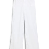Wexford Trouser in White Performance Linen - Lukka Boutique